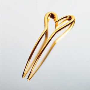 Deborah Pagani x Gucci Westman hair pin
Gold tone stainless steel
5” in length